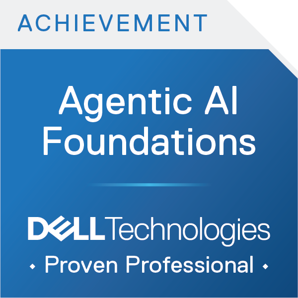 Dell Agentic AI Foundations Achievement badge